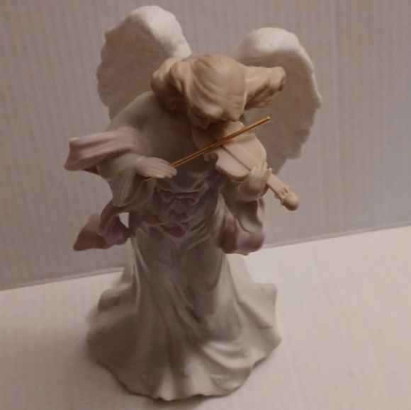 4/$60 Pink & Green Violin Angel Figurine - "Harmony" - Picture 5 of 7